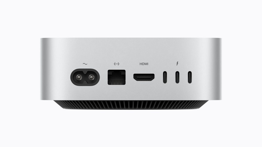 신형 맥미니 후면 포트 — Thunderbolt·HDMI·이더넷 등 확장 단자