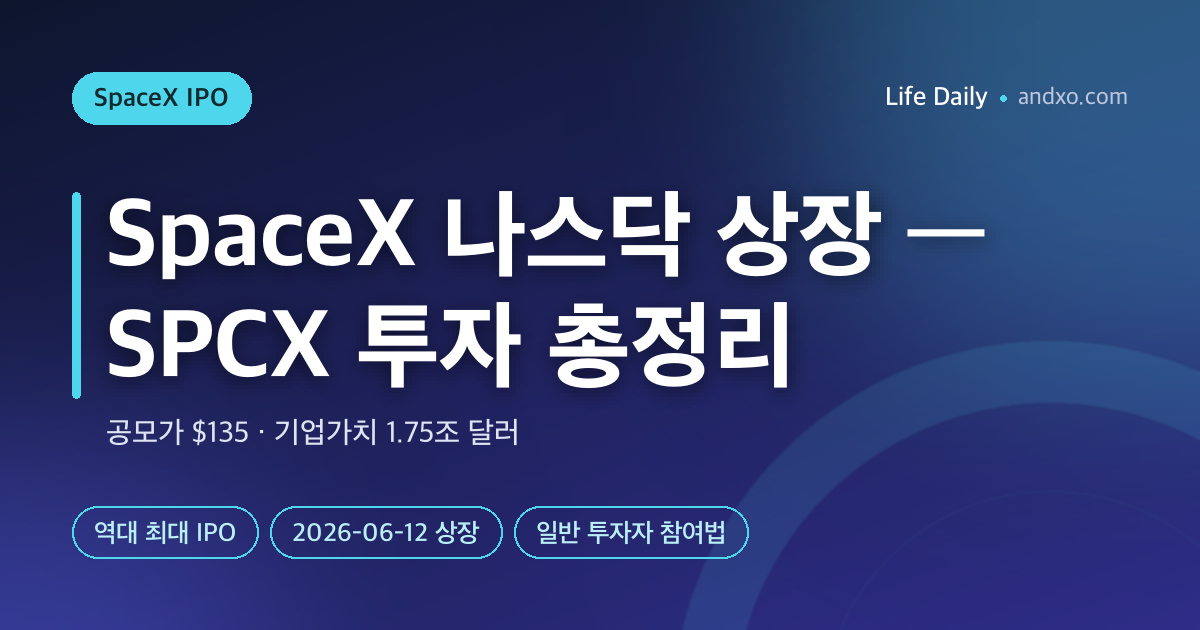 SpaceX IPO 상장 완료 2026: SPCX 주식 투자 방법과 전망 총정리